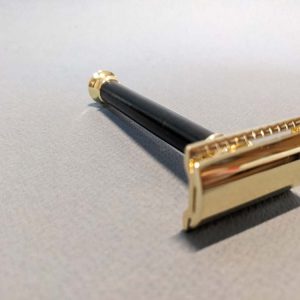 Rasoir de sureté - Hêtre brûlé